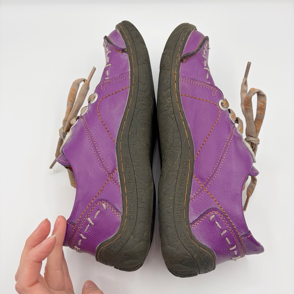 TMA Shoes Women's 10 - 10.5 Sz 41 Stumble Stuff Groovy Glides Washed Leather - Picture 8 of 10